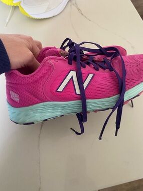 New Balance Hot Pink and Purple Women's Running Shoes